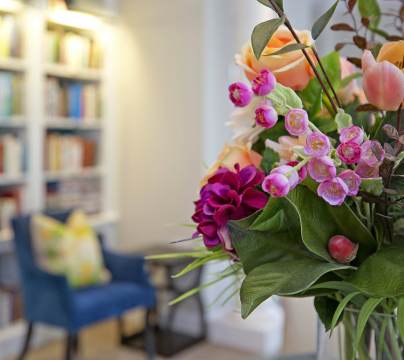 Flower arrangement close-up