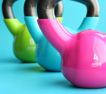 Coloured training weights