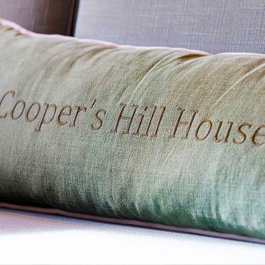 Branded Cooper's Hill cushion