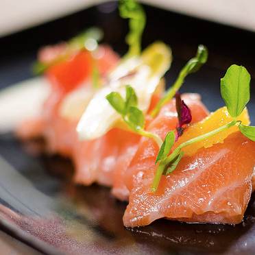 Smoked salmon starter