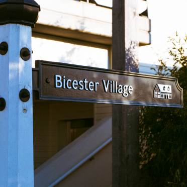 Bicester Village sign