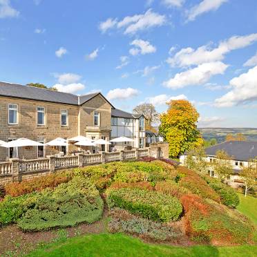 View on the terrace at Clevedon House