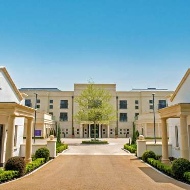 Computer generated image of a retirement village