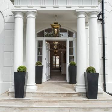 Entrance to a Victorian building