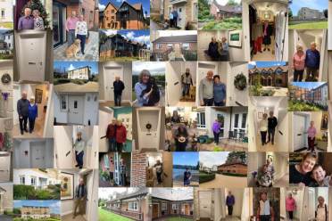 Montage of pictures of owners