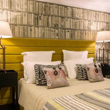 Boutique hotel-style bedroom decor