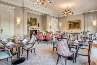 Grand restaurant with Regency styling