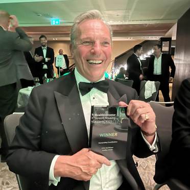 Nick Sanderson awarded Outstanding Contribution Health Investor Senior Housing Awards