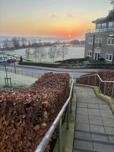 Golden hour at Audley Clevedon by Night Carer Angela Jones Golden Hour at Audley Clevedon