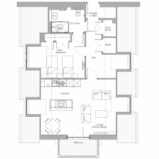 Floor layout diagram