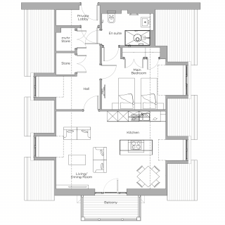 Floor layout diagram