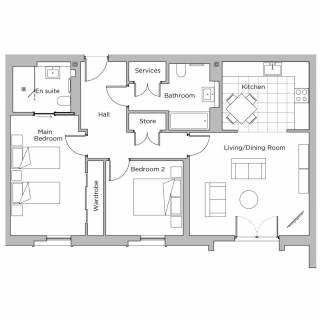 Floorplan for 13 Mackenzie Place