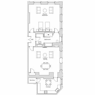 Floorplan for 8 Northcote House
