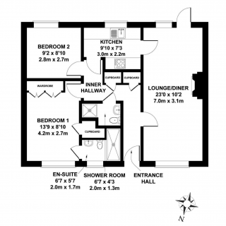 Floorplan for 36 Willicombe Park