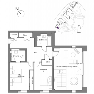 Floorplan for 11 Crosley Court