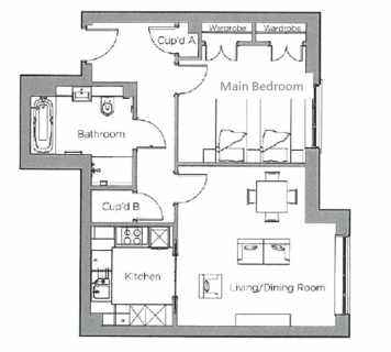 Binswood 14 Henley Hall 2D Floorplan