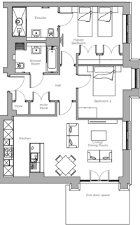 25 Kenne Court at Stanbridge Earls - floor plan