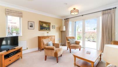 1 Wilkens Place at Chalfont Dene Living Room patio doors