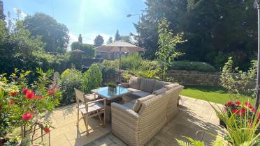 Private enclosed garden