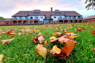 Chalfont Dene retirement village grounds at Autumn time