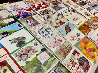 A collection of greetings cards