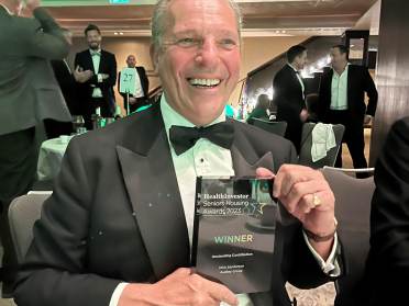 Nick Sanderson awarded Outstanding Contribution Health Investor Senior Housing Awards