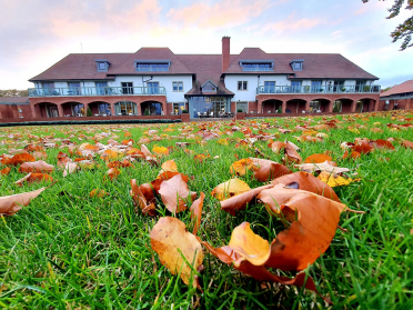 Chalfont Dene retirement village grounds at Autumn time