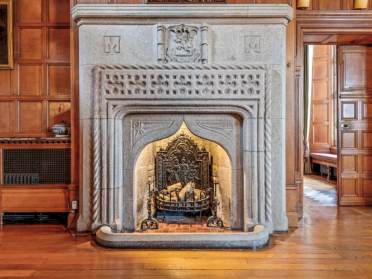Flete House fireplace