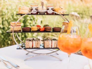 Summer cocktail afternoon tea