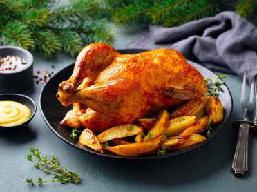 Move over cranberry sauce - chips, baked beans and salad crash the nation’s Christmas dinners