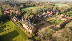 Headley Court luxury retirement village in Epsom - Aerial view 2026